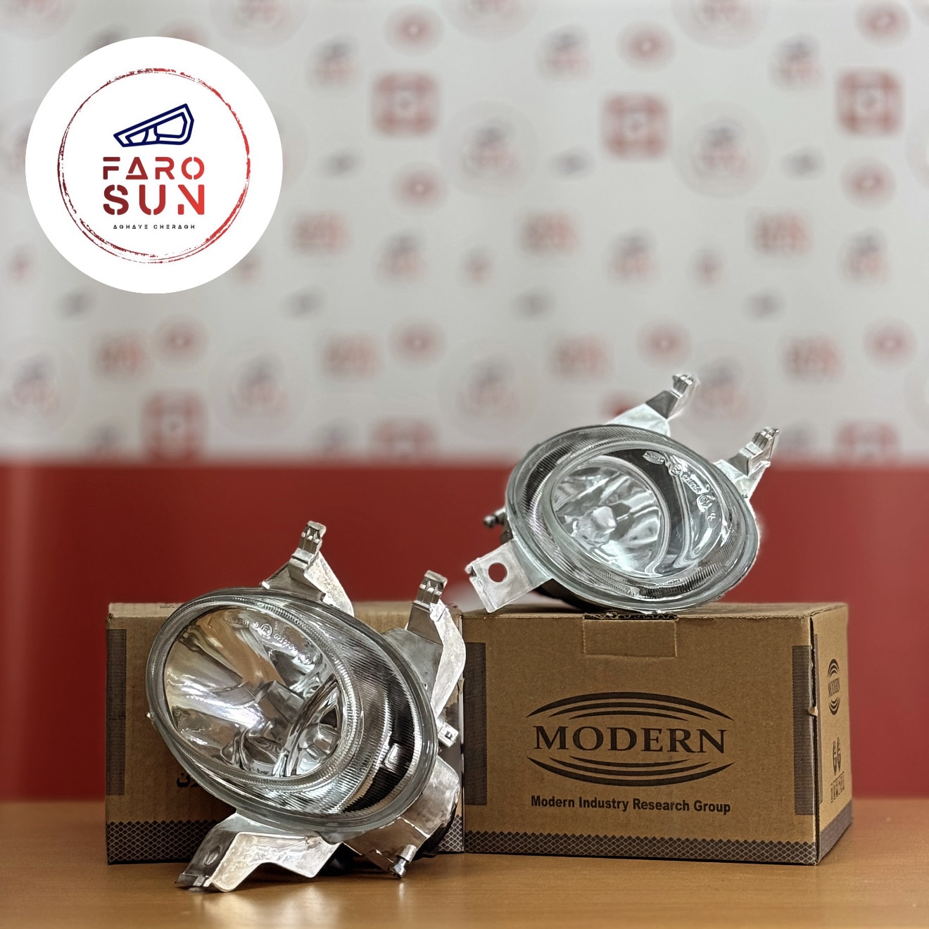 مه شکن جلوی پژو 206 برند مدرن صنعت (جفت)