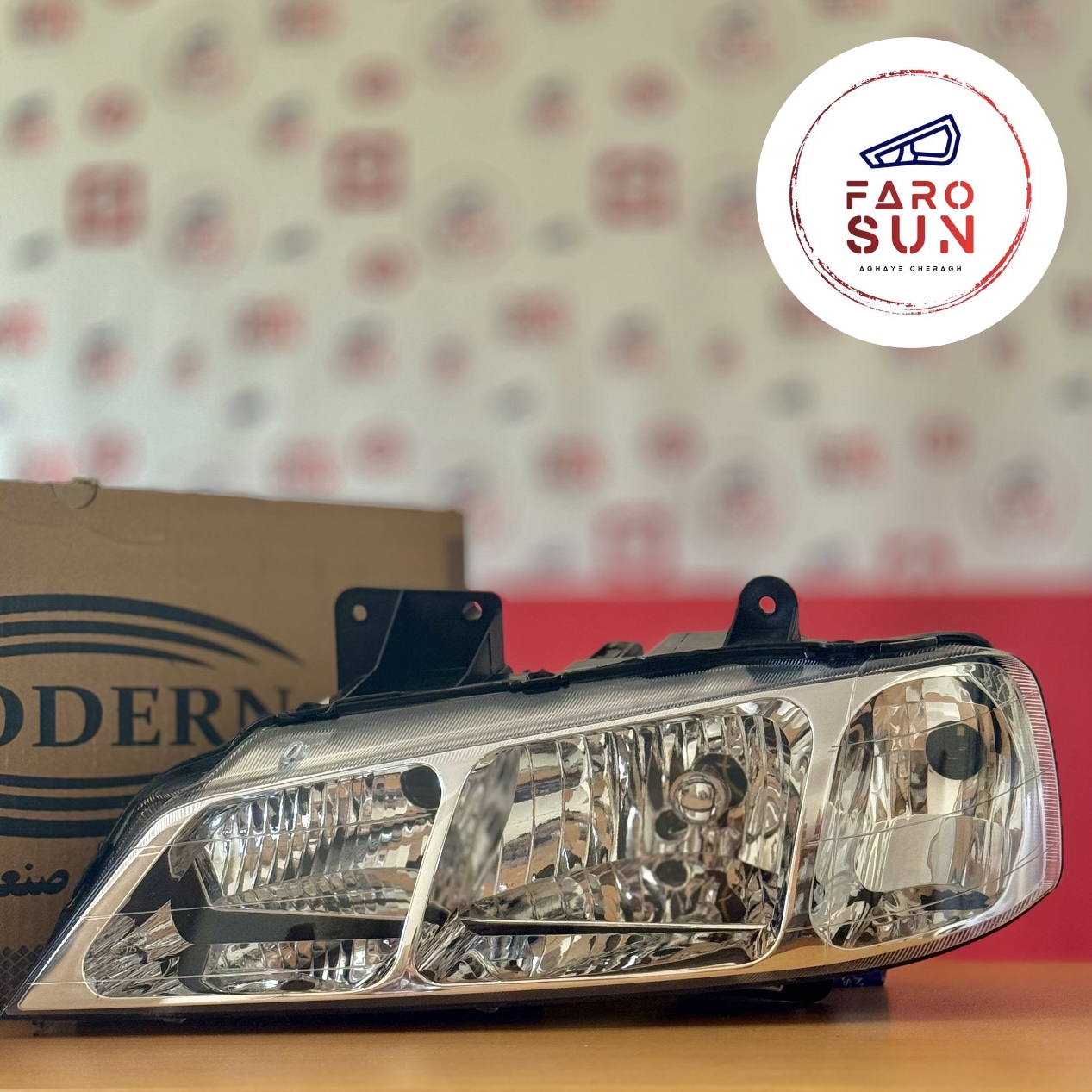 چراغ جلوی پژو پارس برند مدرن صنعت (سمت چپ)